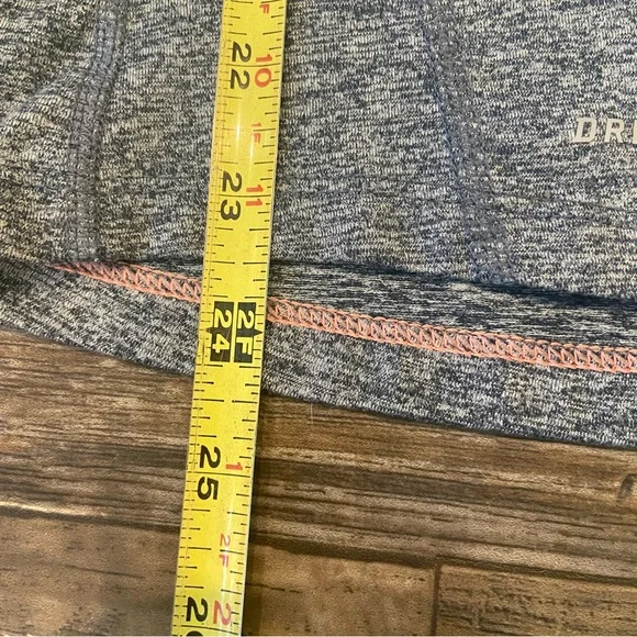 Nike Gray and Orange ladies Sz S 3/4 zip running dry fit - Picture 8 of 11